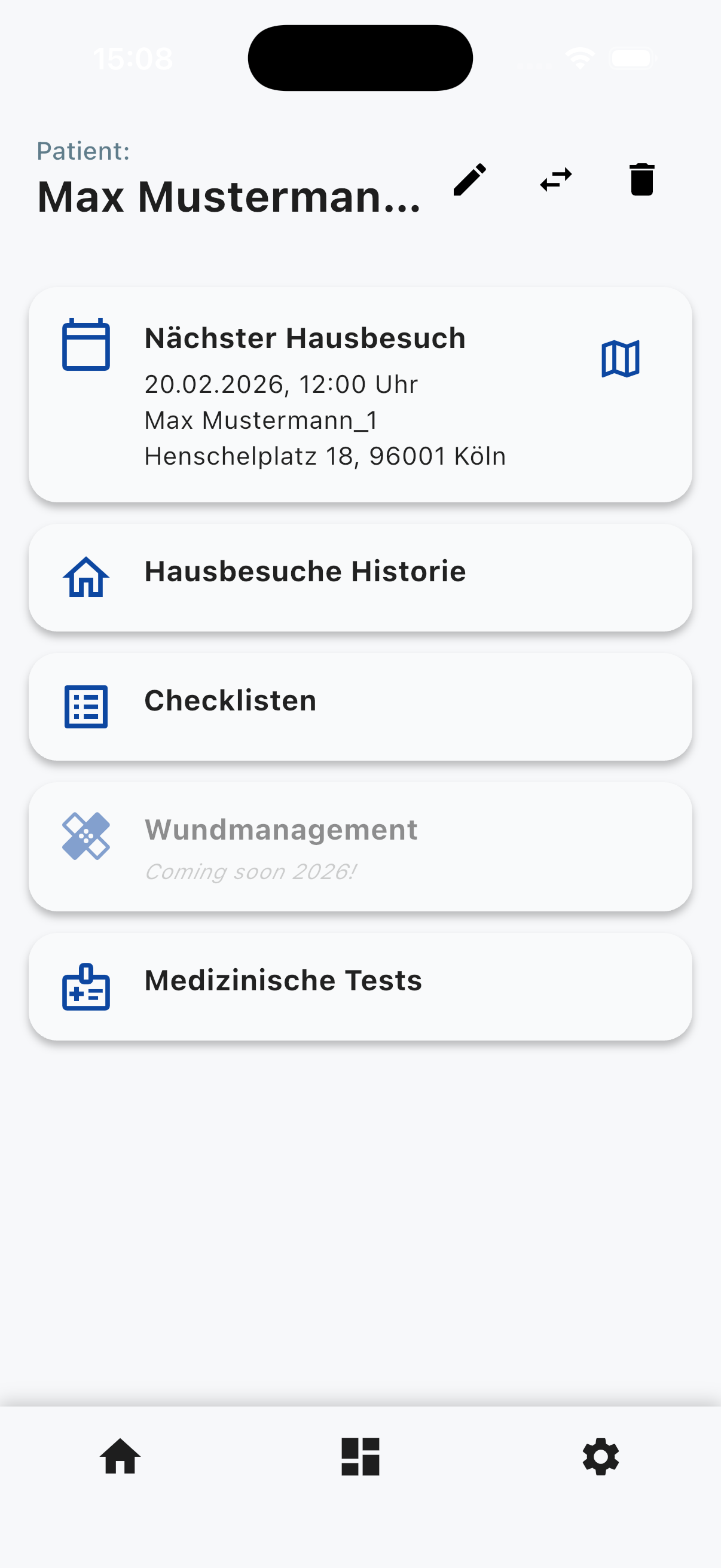 Patienten-Dashboard